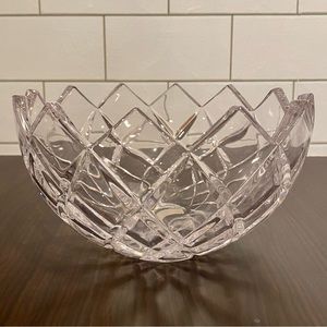 Vintage lead glass Mikasa bowl
